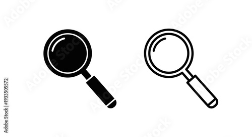 Magnifying glasses search Vector