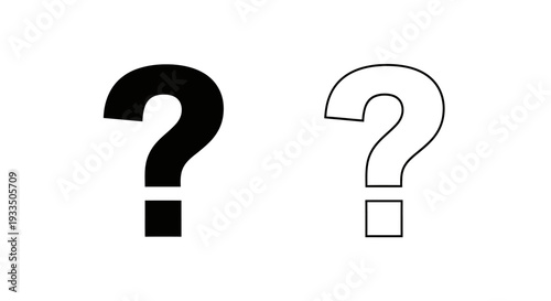 Question marks design Vector
