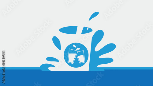 Cheers Glasses Toast Splash