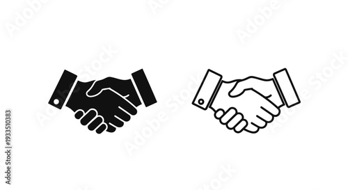 Handshake agreement icon Vector