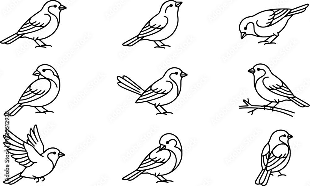 Obraz premium Crane bird svg, Crane bird silhouette, Japanese crane svg, Sandhill crane svg, Crane silhouette, Crane svg set 