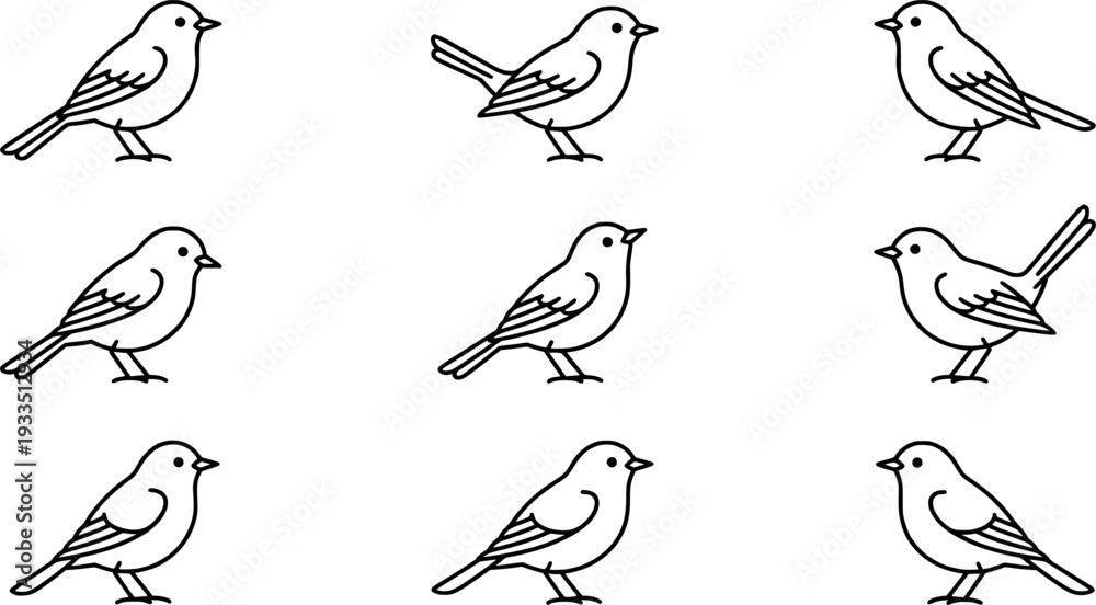 Naklejka premium Crane bird svg, Crane bird silhouette, Japanese crane svg, Sandhill crane svg, Crane silhouette, Crane svg set 