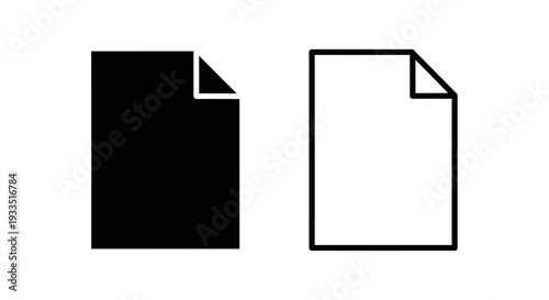 Black and white paper Vector