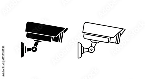 Security camera icons Vector