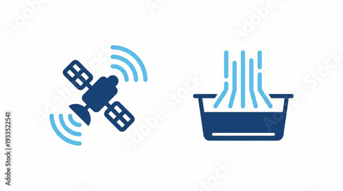 Set of 2 technology icons vector