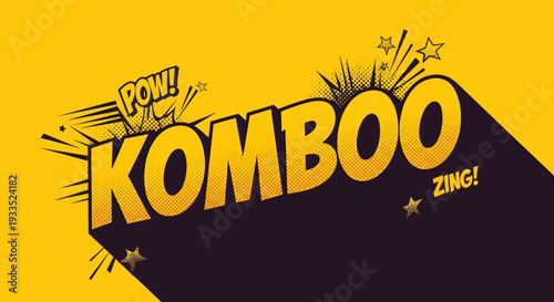 Comic Style Text with Dynamic Effects.