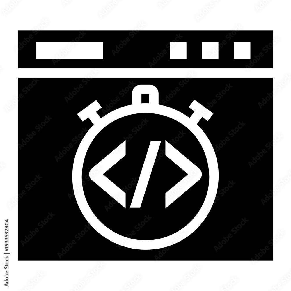 Fototapeta premium response Solid icon