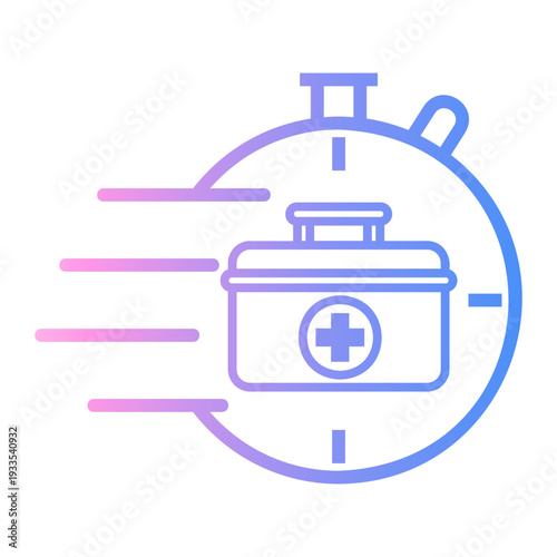 response Line Gradient Icon