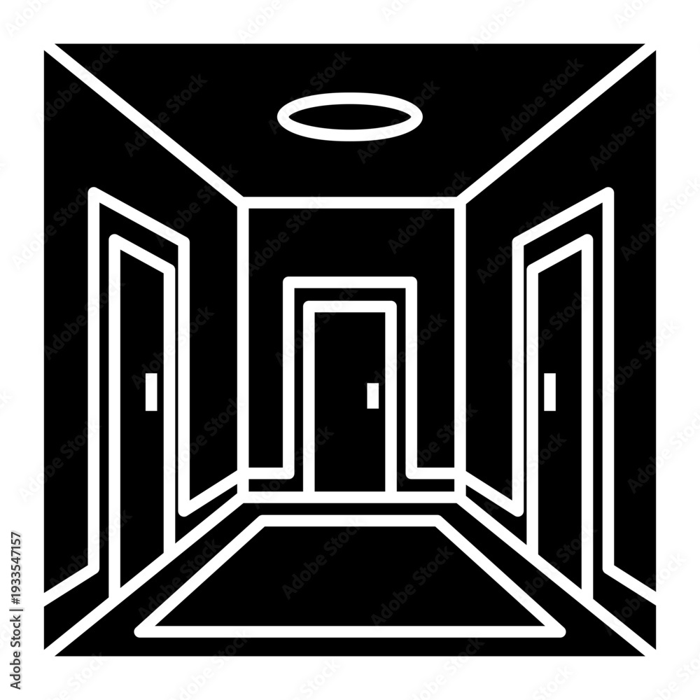 Fototapeta premium apartment Solid icon