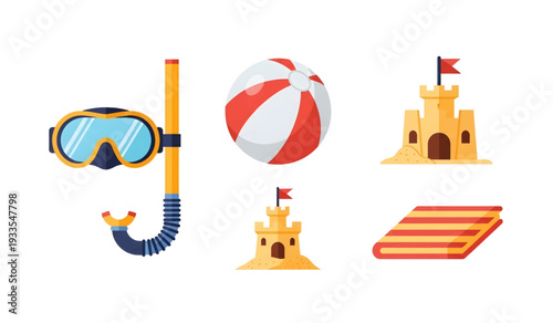 Beach Accessories and Toys for Summer Fun.