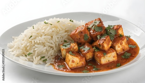 Rice and potato with herbs