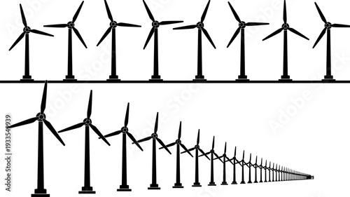 Palm Tree Black Silhouette Vector Graphics Collection, Multiple Tropical Beach Forest Icons, Exotic Island Vacation and Summer Holiday Elements, Nature Plant and Seaside Paradise Landscape.