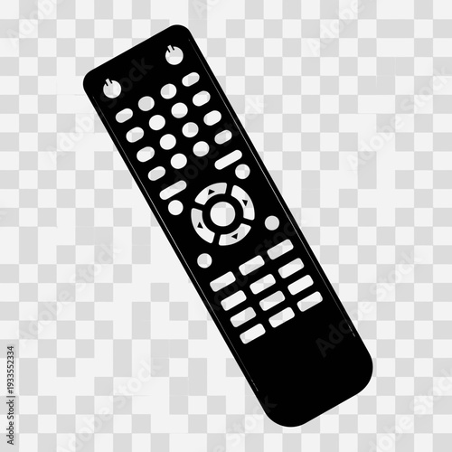 Black Television Remote Control Device.