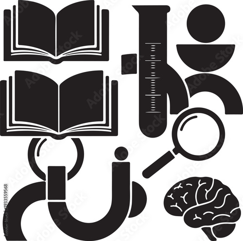 Inspiring study motivation wall panel design featuring clean typography and modern layout style