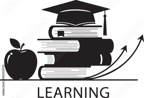 Inspiring study motivation wall panel design featuring clean typography and modern layout style