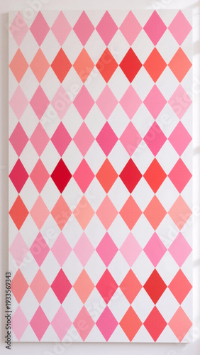 red and white checkered pattern