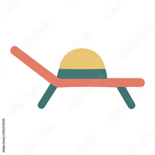 Minimalist Beach Chair Icon
