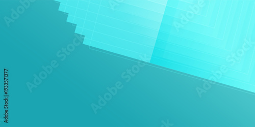 Teal mint landing page. Blurred turquoise blue green water  background. for your graphic design, banner, summer or aqua poster, Vector illustration eps10