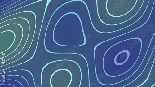 Abstract topographic lines on a gradient background