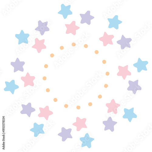 8月の園だよりに使いやすい シンプル手描き素材シリーズ｜打ち上げ花火 / Fireworks