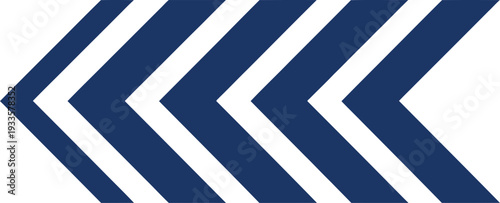 Abstract Blue and White Chevron Pattern with Leftward Directional Movement