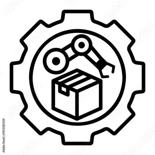 automation Line Icon