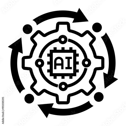 automation Line Icon