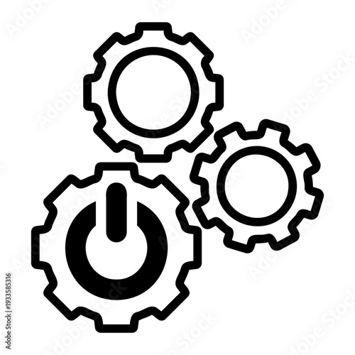 automation Line Icon
