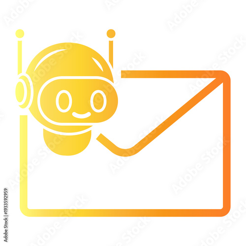 automation Line Gradient Icon