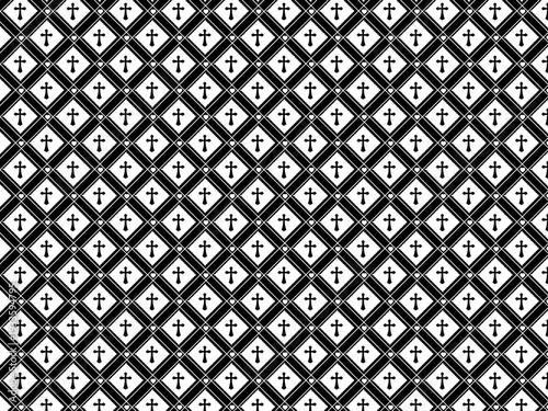 病みかわいい格子柄背景素材