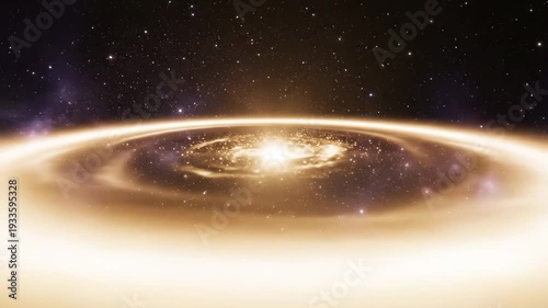 Dynamic cosmic transformation: radiant galactic display of stellar phenomena in motion