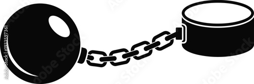 Silhouette portrait profile of a professional officer in a formal military or police uniform wearing a peaked cap for authority and law enforcement concept