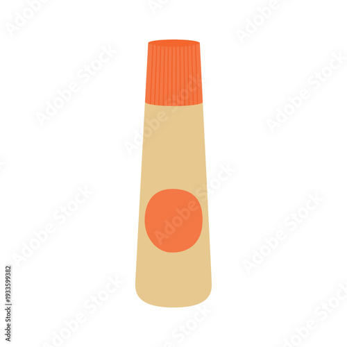 液体のりのシンプルなイラスト