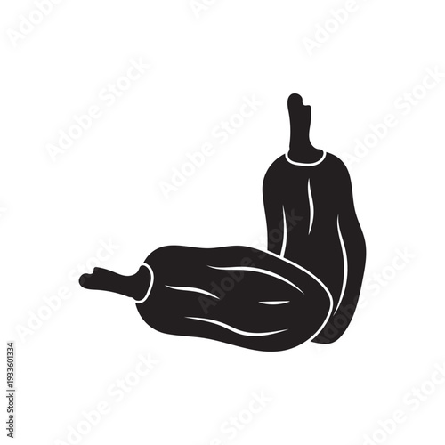 Date fruits logo icon illustration