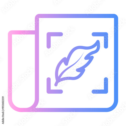 ink Line Gradient Icon