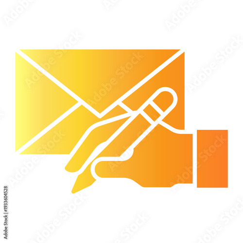 message Gradient icon