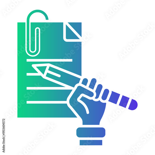 pencil Gradient icon
