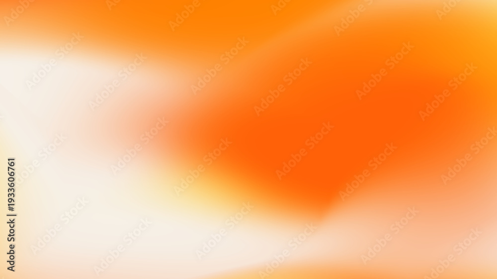 Fototapeta premium Vibrant orange and white gradient abstract background texture design element