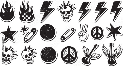 A clean, minimalist hand-drawn safety pin icon in a simple black-and-white vector style. Ideal for fashion design, laundry symbols, punk rock aesthetics, DIY craft projects, or everyday household item