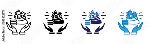 Heritage Icon Multi Style Vector Illustration