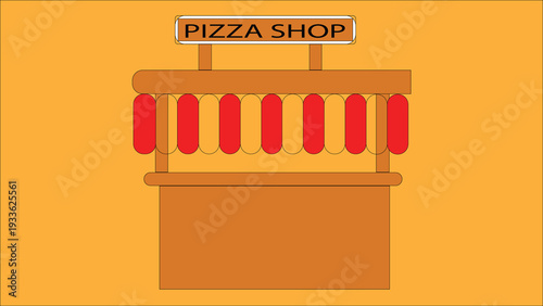 Pizza Shop Illustration