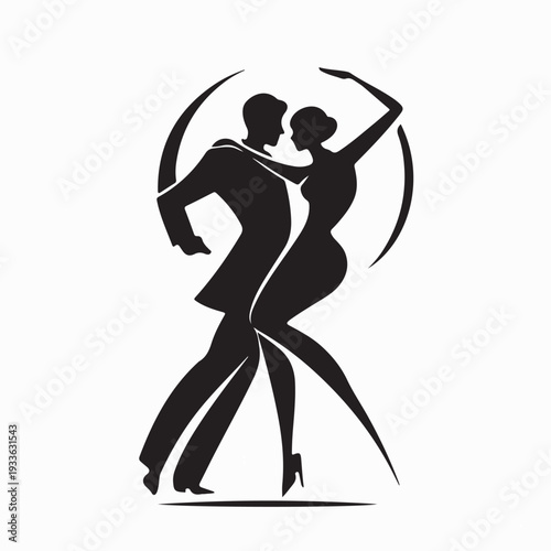 Modern Sweet Dance Nightclub Logo Vector Illustration Design