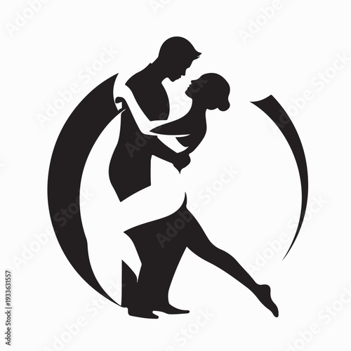 Nightclub Sweet Dance Party Logo Vector Illustration Template