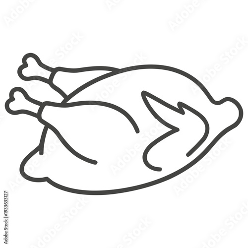 Delicious roasted chicken with crispy skin and juicy legs