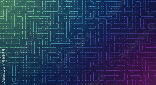Vibrant multicolored maze pattern with gradient effect.