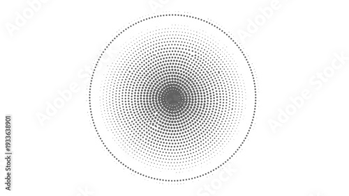 Detailed circular pattern design element.