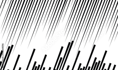 Abstract black diagonal stripes. Abstract shape. Geometric art. Design element for prints, web pages, social media, template, posters, monochrome backgrounds and pattern