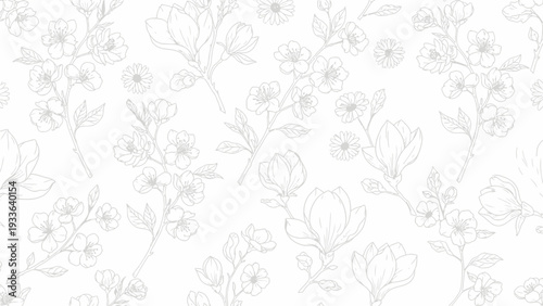 Floral Pattern Background Design.