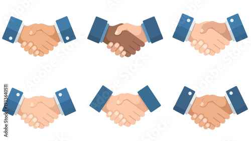 Handshake Business Partnership Agreement.