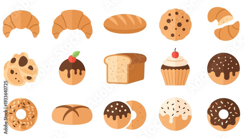 Variety of Baked Sweet Treats.